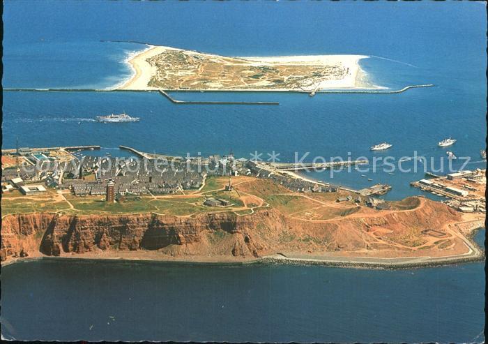 HELGOLAND Insel Schleswig-Holstein Fliegeraufnahme Duene