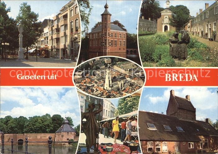 Breda Noord-Brabant Teilansichten Fliegeraufnahme