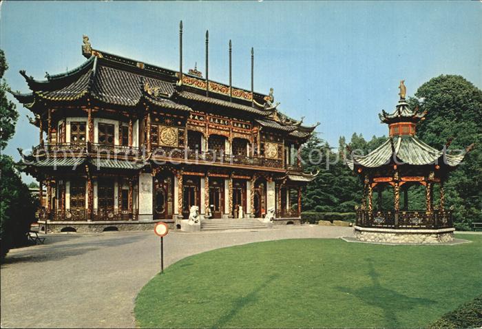 Bruxelles Bruessel Le Pavillon Chinois provenant de l'Exposition de Paris