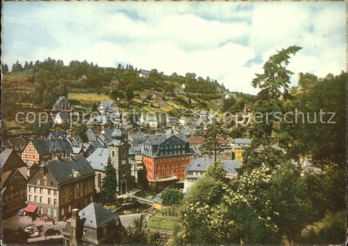 Monschau Montjoie NRW Teilansicht