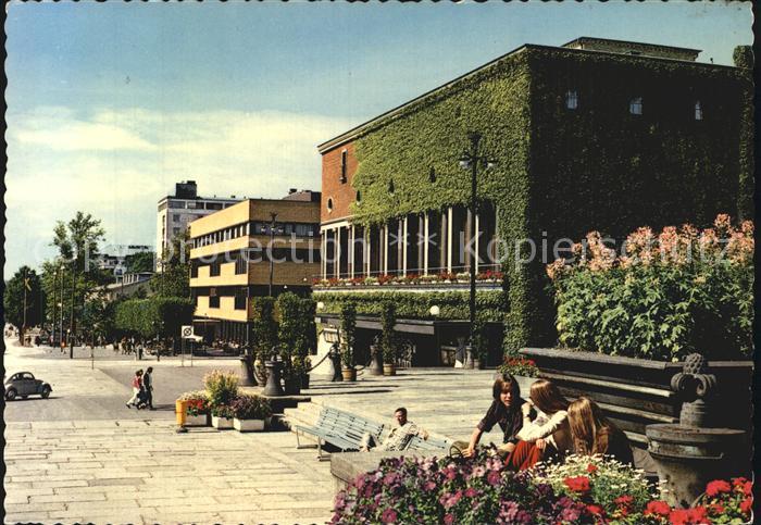 Goeteborg Goetaplatsen med Stadsteatern