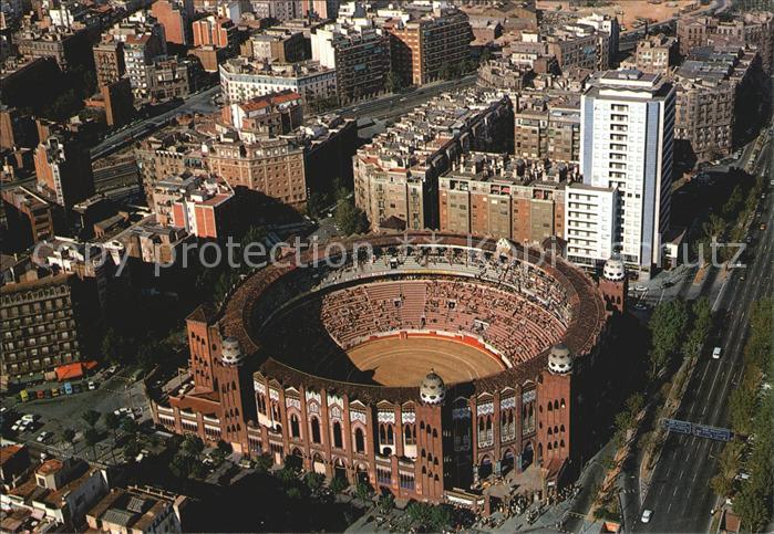 Barcelona Cataluna Plaza de toros Monumental Vista aerea