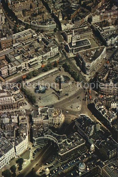 London Trafalgar Square Aerial View