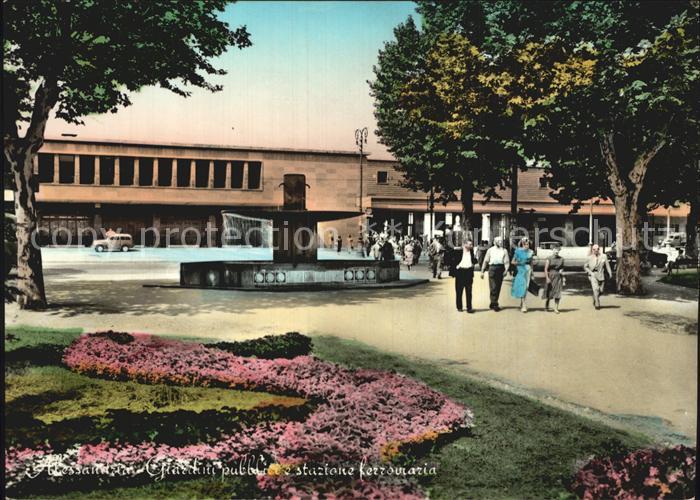 Alessandria Giardini pubblici e stazione ferroviaria