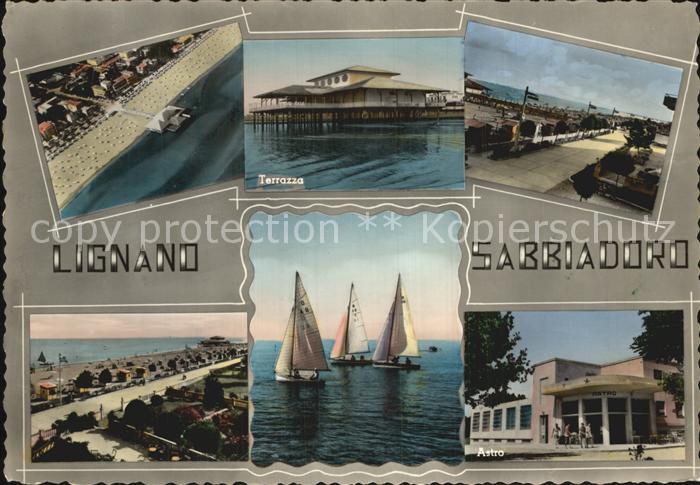 Lignano Sabbiadoro Veduta aerea Terrazza Passeggiata Astro