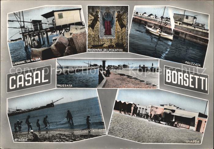 Casal Borsetti Capanni da Pesca Madonna del Pescatori Palizzata Spiaggia