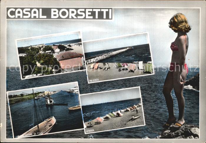 Casal Borsetti Panorama sul mare Palizzata Capanni da Pesca Spiaggia