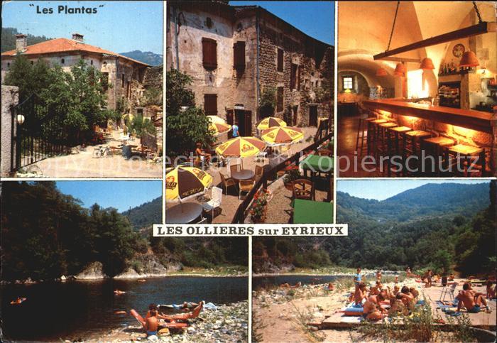 Les Ollieres-sur-Eyrieux Les Plantas Camping Bar Strandpartie
