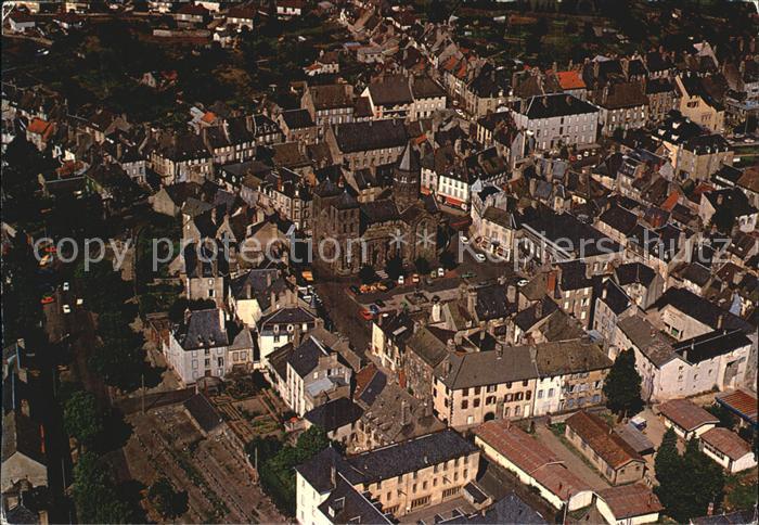 Mauriac Cantal Vue aerienne