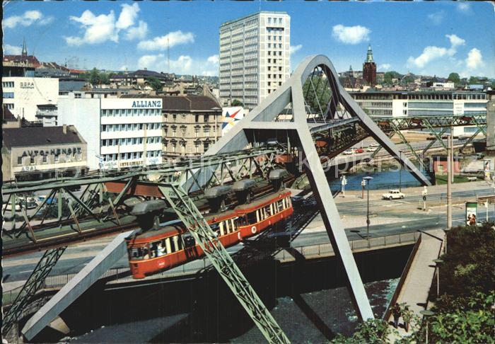 WUPPERTAL NRW Stadtmitte Schwebebahn
