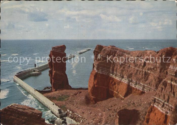 HELGOLAND Insel Schleswig-Holstein Lange Anna Nordspitze Fliegeraufnahme