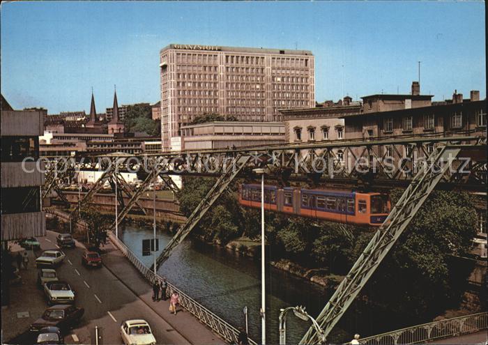 Elberfeld Wuppertal Glanzstoff Hochhaus Schwebebahn