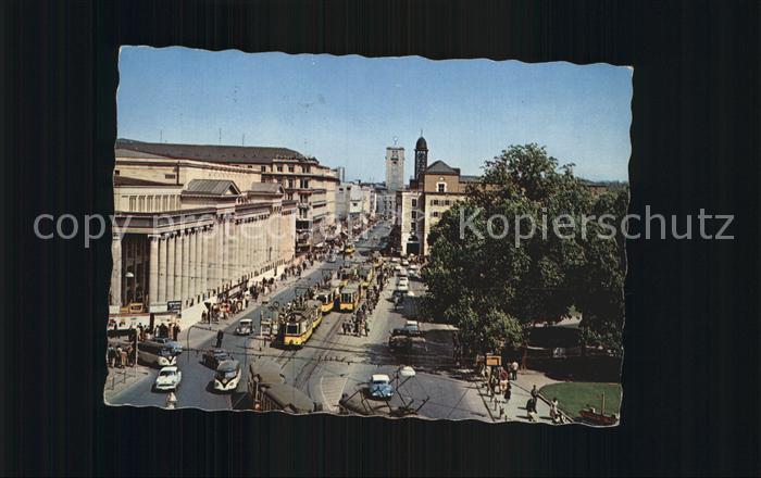 STUTTGART  CITY Koenigsstrasse mit Koenigsbau