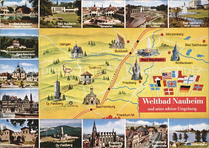 Bad Nauheim Musikpavillon Kurhaus Sprudelhof Kurpark Teichhaus Usingen Butzbach