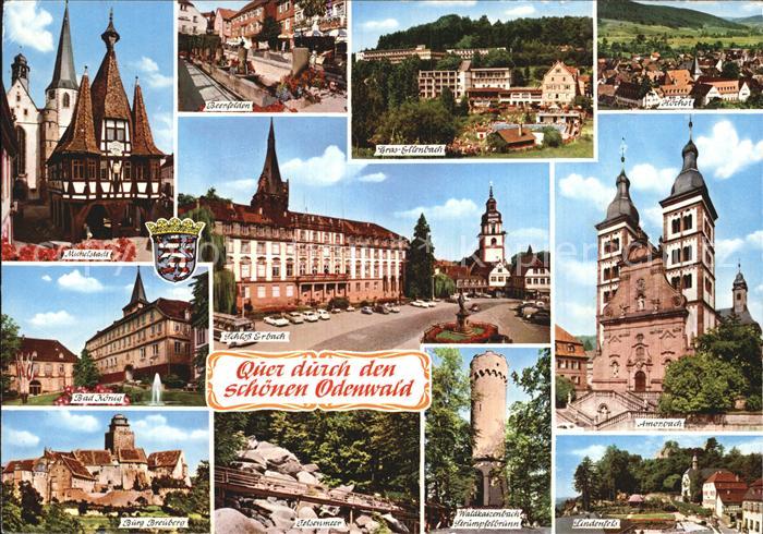 Odenwald Michelstadt Beerfelden Gras Ellenbach Hoechst Bad Koenig Schloss Erbach