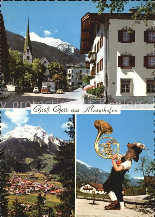 Mayrhofen Zillertal Hotel Neue Post Dorfplatz Total Kleiner Trompeter