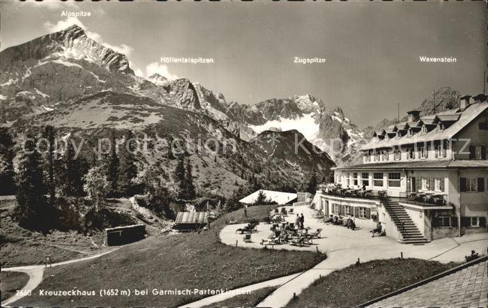 GARMISCH-PARTENKIRCHEN Bayern Kreuzeckhaus Bergrestaurant Alpen