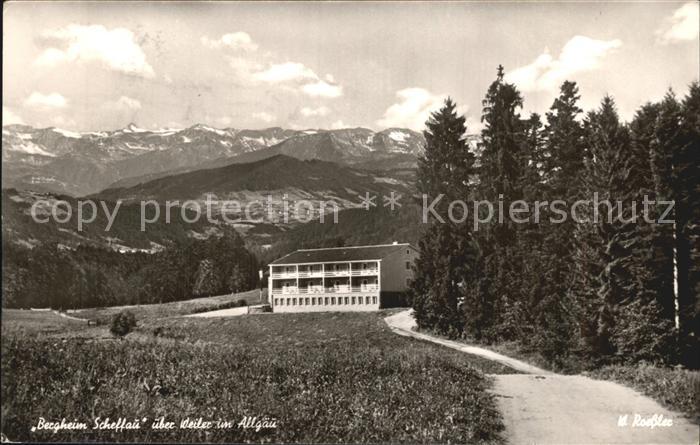 Weiler-Simmerberg Bergheim Scheffau Alpenpanorama