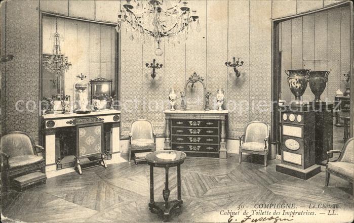 Compiegne Oise Chateau Cabinet de Toilette des Imperatrices