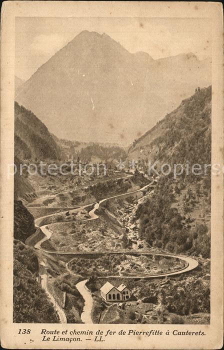 Cauterets Route et chemin de fer de Pierrefitte