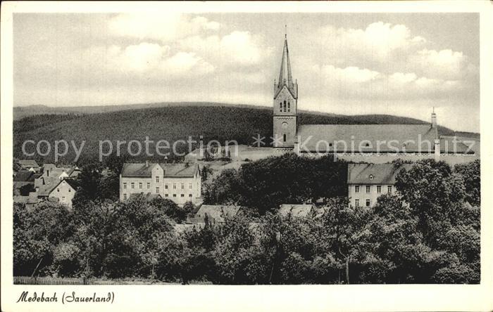 Medebach Ortsansicht mit Kirche