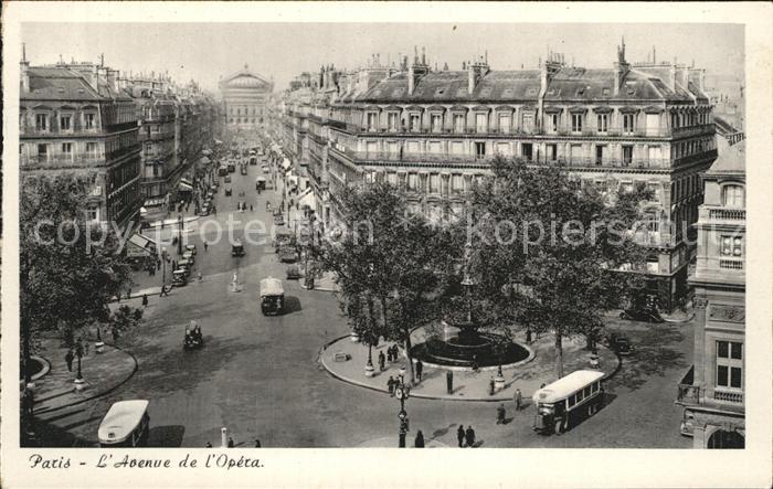 Paris Avenue de l'Opera