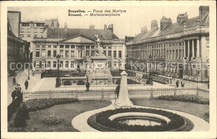 Bruxelles Bruessel Place des Martyrs Monument