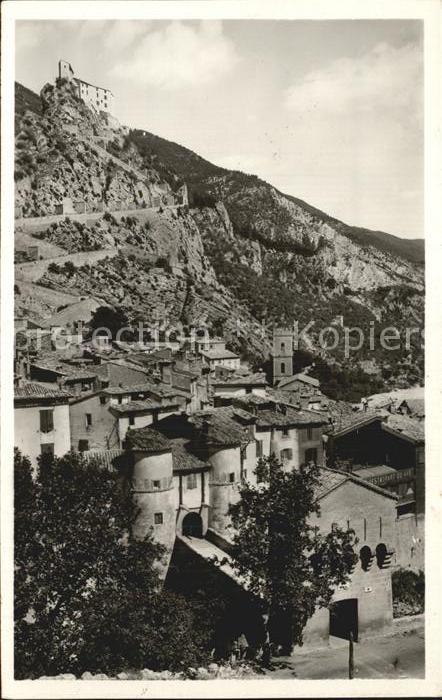 Entrevaux Porte et Fort Vauban