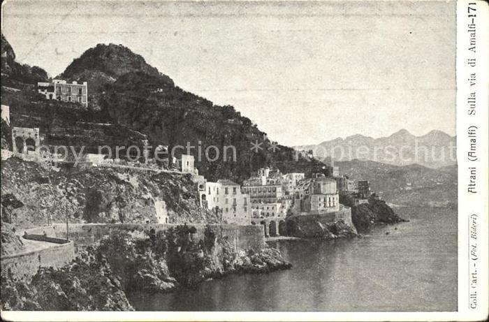 Atrani Sulla via di Amalfi Kuestenstrasse