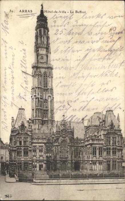 Arras Pas-de-Calais Hotel de Ville Le Beffroi