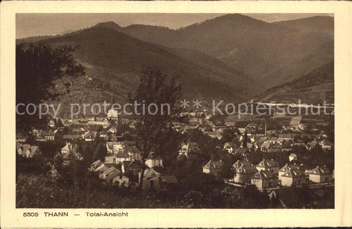 Thann Haut Rhin Elsass Totalansicht