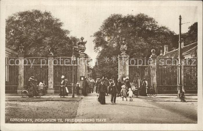 Kobenhavn Indgangen til Frederiksberg Have