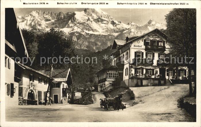 GARMISCH-PARTENKIRCHEN Bayern Gasthof Partnachklamm