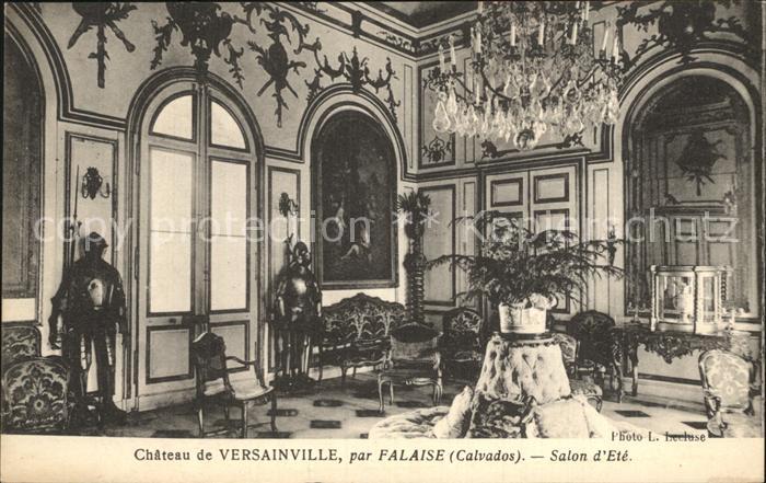 Falaise Calvados Chateau de Versainville Salon d Ete