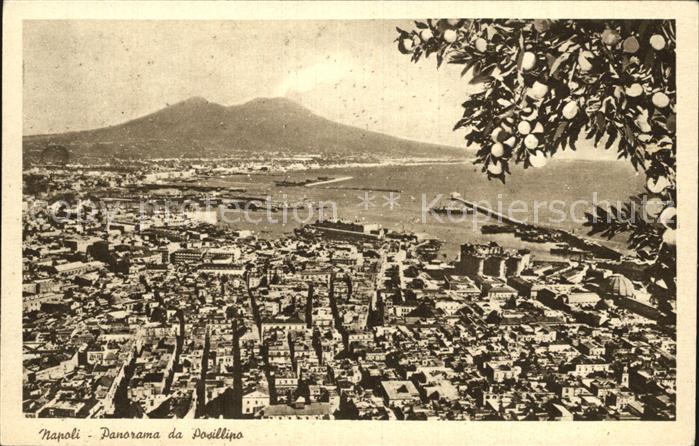 Napoli Neapel Panorama da Posillipo