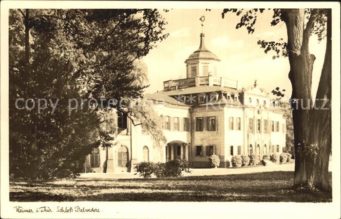 Weimar Thueringen Schloss Belvedere