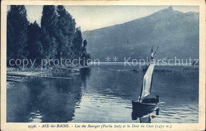 Aix-les-Bains Lac du Bourget et la Dent du Chat