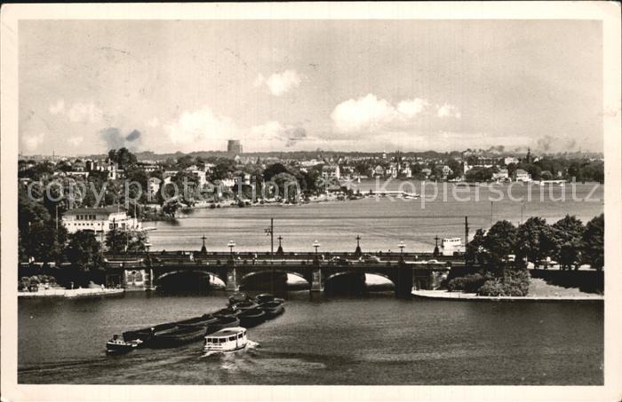 HAMBURG  CITY Lombardsbruecke und Alster