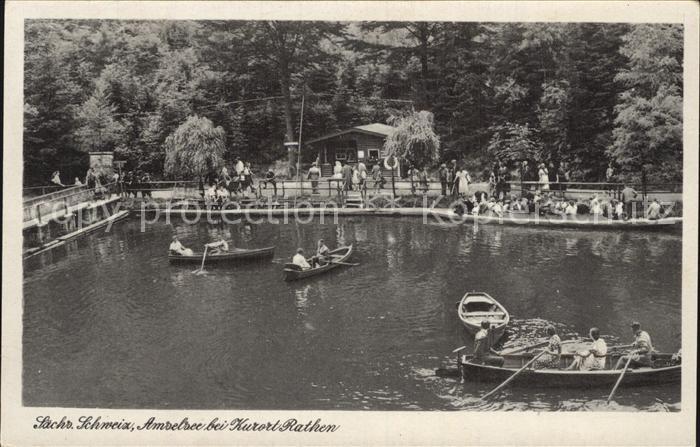 Rathen Saechsische Schweiz Amselsee