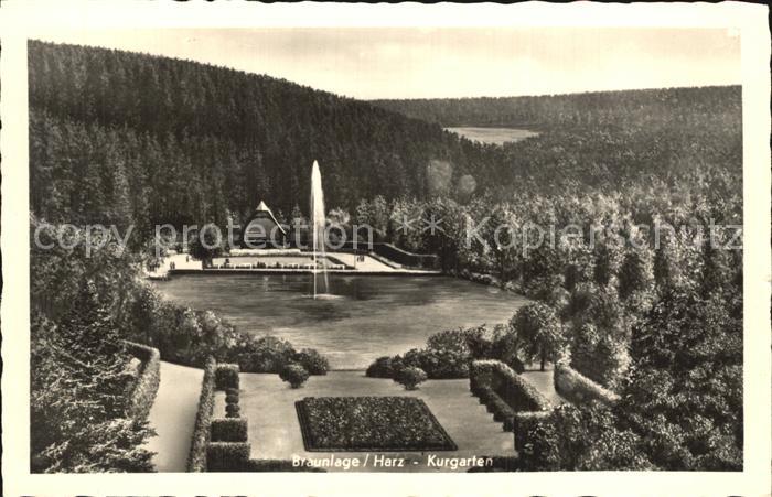 Braunlage Harz Kurgarten Fontaene