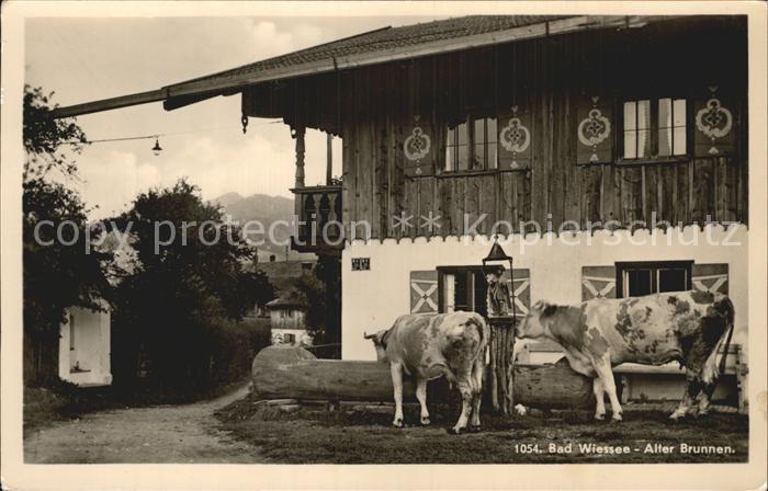 Bad Wiessee Alter Brunnen Bauernhaus Kuehe
