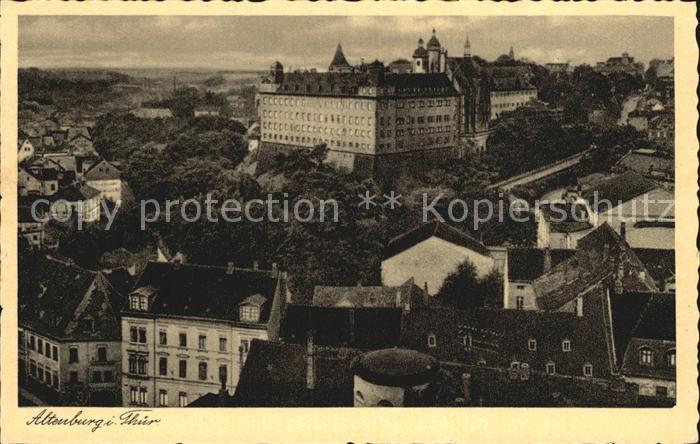 Altenburg Thueringen Panorama Schloss