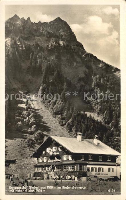 Hintersteinertal Berggasthof Giebelhaus mit Hohem Giebel