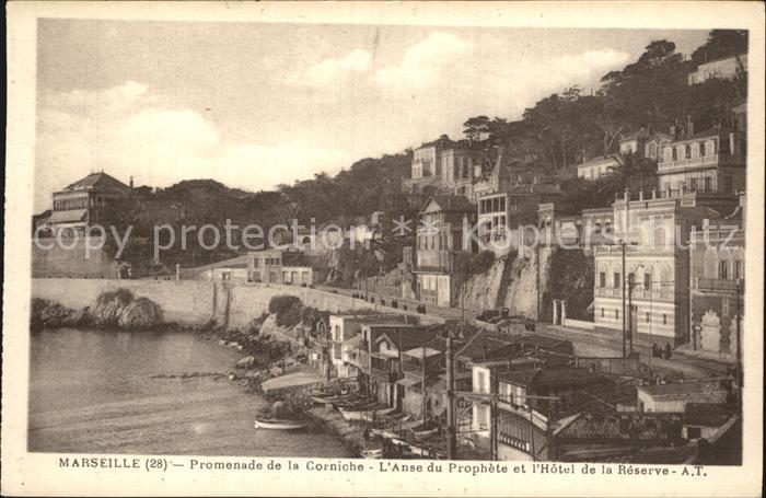 Marseille Bouches-du-Rhone Promenade de la Corniche Hotel de la Reserve
