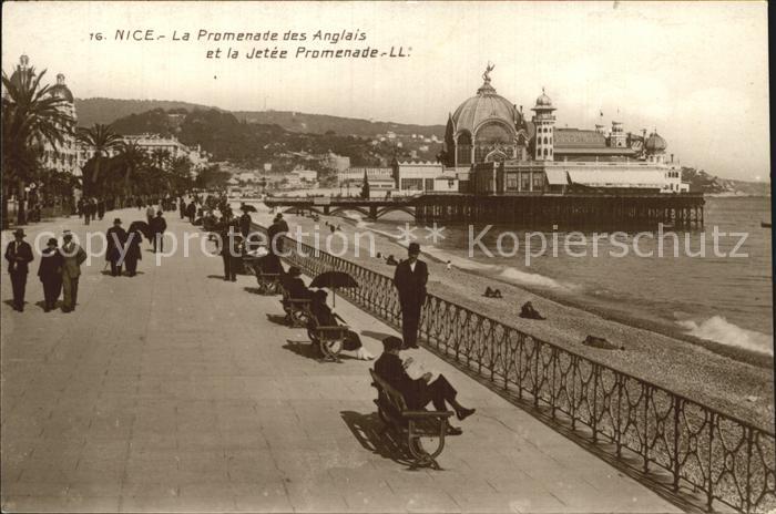 Nice Alpes Maritimes Promenade des Anglais et la Jetee Promenade