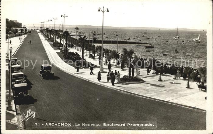 Arcachon Gironde Nouveau Boulevard Promenade