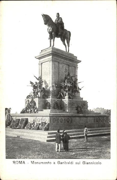 Roma Rom Monumento a Garibaldi sul Giannicolo Denkmal