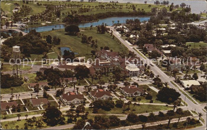 Boca Grande The 18hole Golf Course Gasparilla Inn & Cottages aerial view