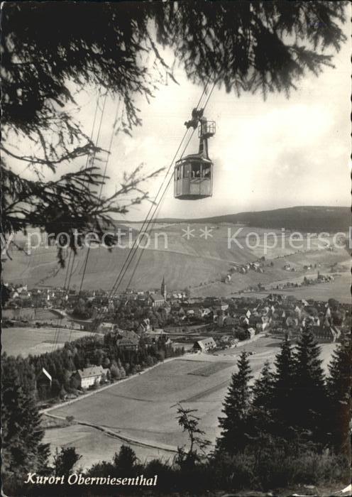 Oberwiesenthal Erzgebirge Panorama Kurort Bergbahn