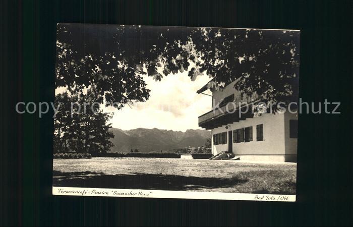 Bad Toelz Terrassencafe Pension Gaissacher Haus